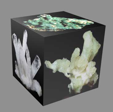 Рис. 46. Куб, текстурированный фотографиями