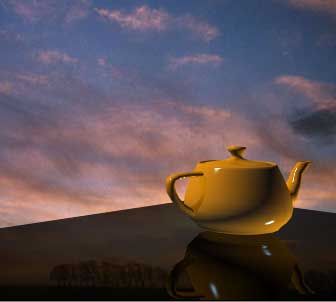 Рис. 77. Чайник на плоскости