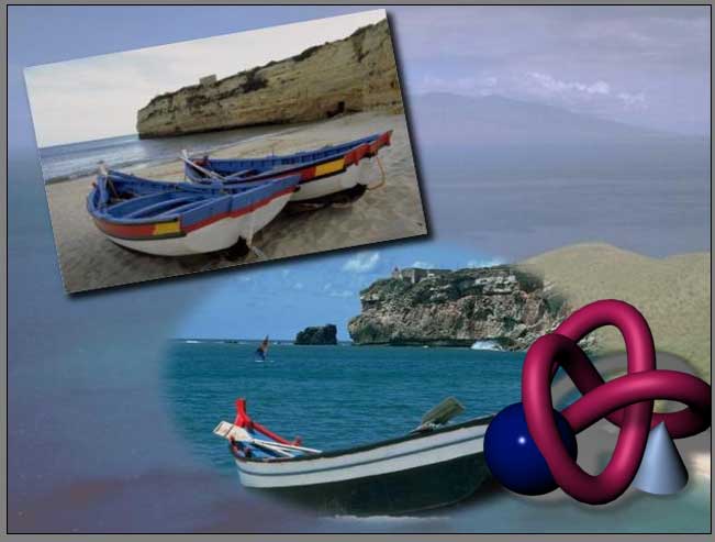 Рис. 83. Вид сцены с яркими тенями