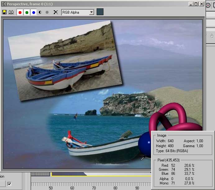 Рис. 84. Определение цвета тени на фоновом изображении