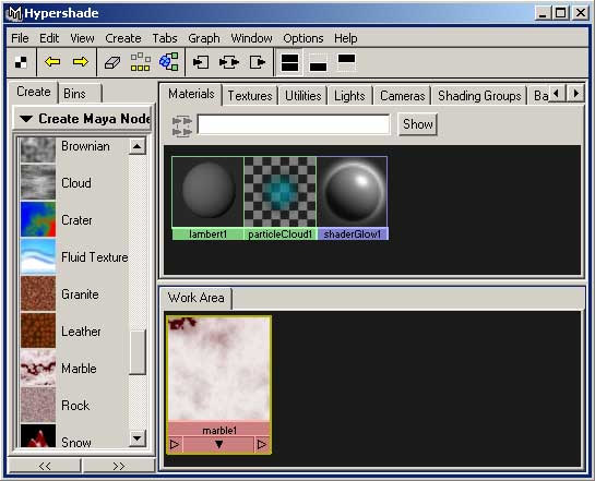 Рис. 5. Выбор текстурной карты