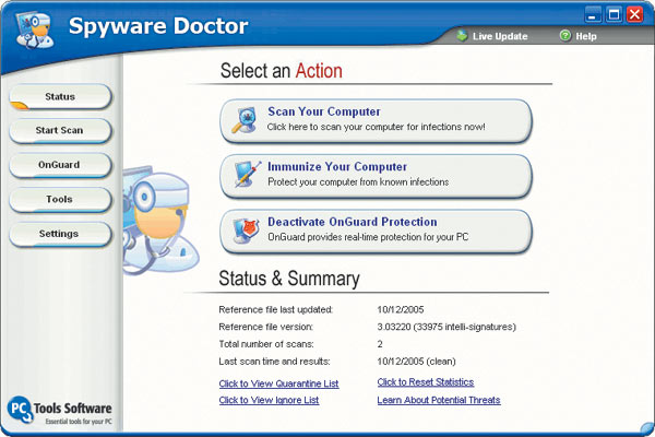 Spyware Doctor 3.5