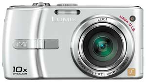 Panasonic Lumix DMC-TZ1 — компактный аппарат, оснащенный объективом с 10-кратным зумом и системой оптической стабилизации изображения MEGA O.I.S.