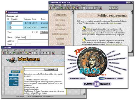 Примеры электронных публикаций, созданных при помощи программы eBooksWriter