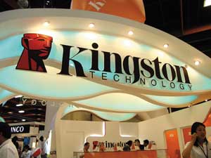 Стенд компании Kingston