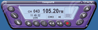 Интерфейс управления утилиты ComproFM 2