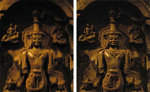 Пример восстановления смазанного снимка