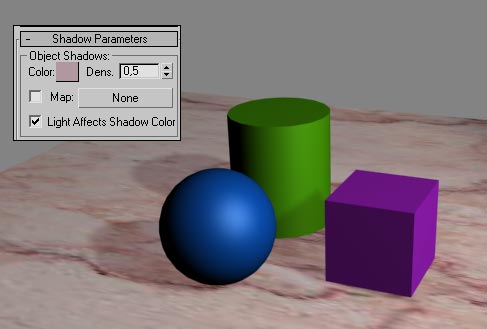 Рис. 23. Результат корректировки цвета тени