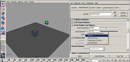 Рис. 16. Создание ключа для 1-го кадра