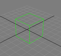 Рис. 22. Отображение фиктивного объекта в окне проекции Perspective