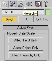 Рис. 9. Панель Hierarchy