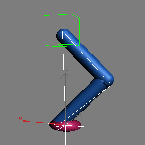 Рис. 10. Вид сцены с IK -цепью