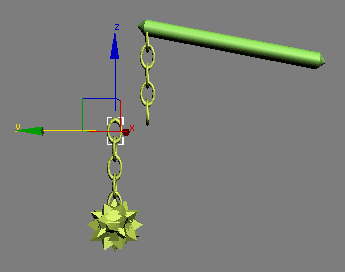 Рис. 3. Поведение объектов в случае прямой кинематики
