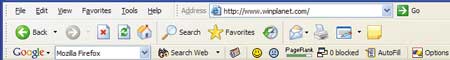 Панель Google Toolbar
