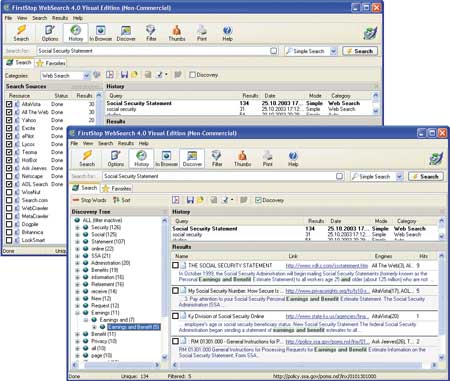 Проведение поиска в среде FirstStop WebSearch