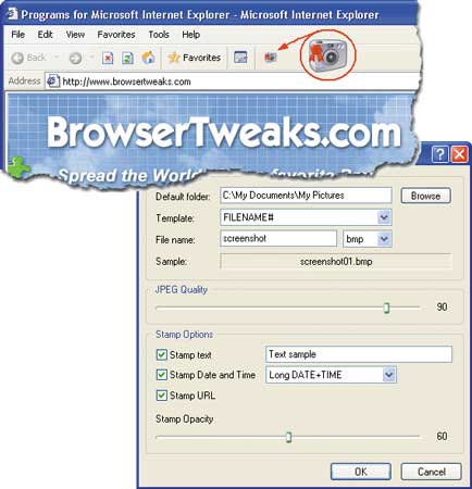 Создание скриншота в программе IE Screenshot Pro