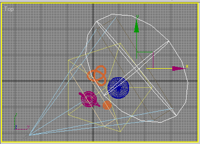 Рис. 26. Размещение объекта SphereGizmo