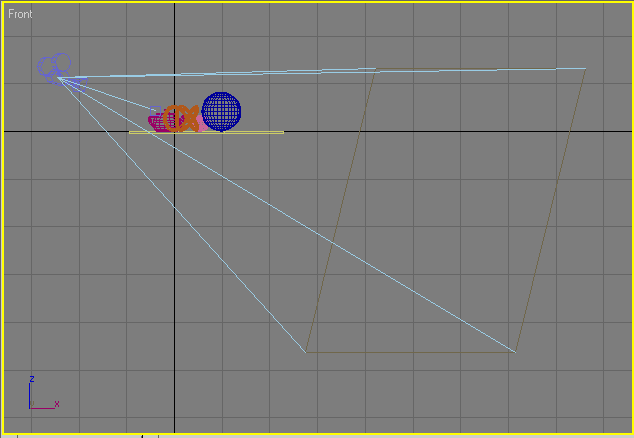 Рис. 9. Вид сцены с дальней границей