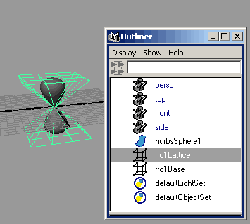 Рис. 9. Решетка воздействия