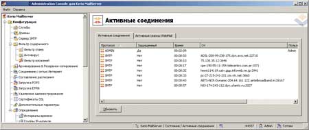 Действие технологии спам-репеллент: время ожидания ответа активными соединениями