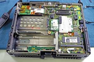 Внутрь Panasonic Toughbook CF-18 кофе практически не попал Внутрь Panasonic Toughbook CF-18 кофе практически не попал