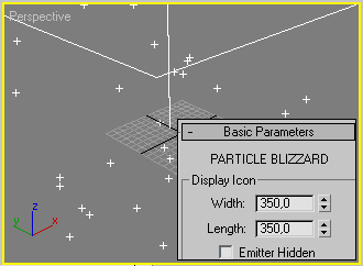 Рис. 2. Корректировка размеров эмиттера