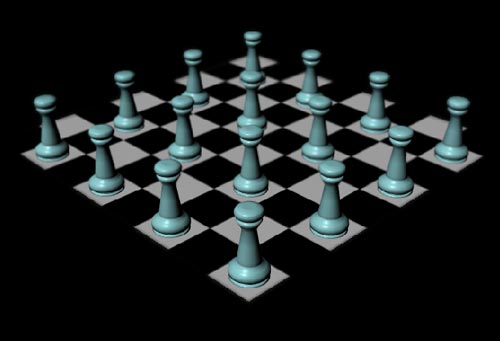 Рис. 24. Результат визуализации проекции камеры после настройки размытия