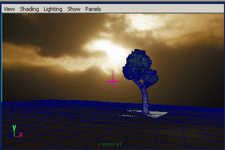 Рис. 45. Вид сцены в 1-м кадре