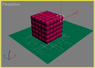 Рис. 14. Трехмерный массив кубиков