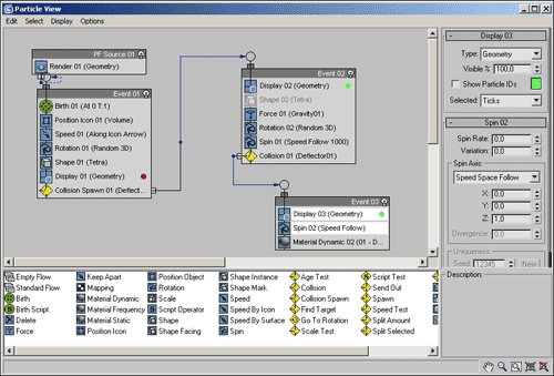 Рис. 2. Окно ParticleView