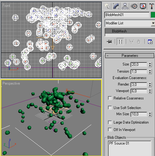 Рис. 21. Замена частиц метаболами