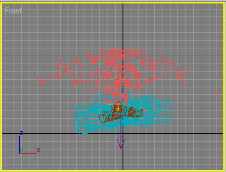 Рис. 30. Результат внедрения гравитации и корректировки размеров источника