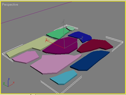 Рис. 67. Набор Extrude-осколков