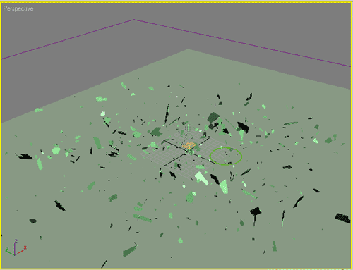 Рис. 69. Вид сцены в нескольких кадрах анимации