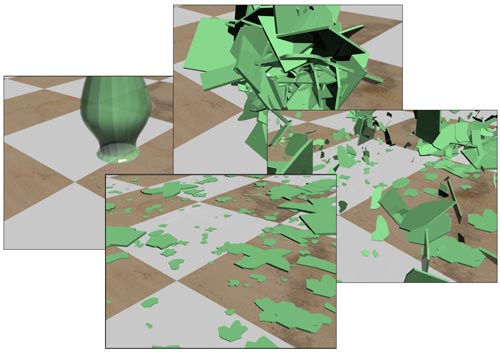 Рис. 71. Разбивающаяся ваза