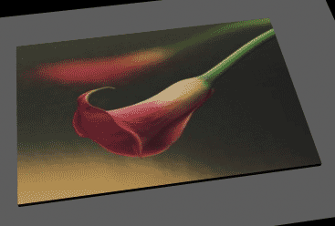 Рис. 17. Вид сцены сразу после назначения материала