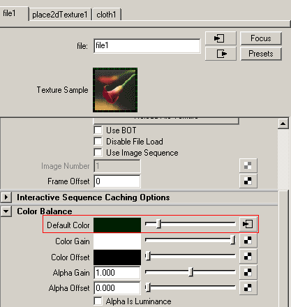 Рис. 19. Изменение цвета по умолчанию для растрового изображения