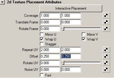 Рис. 9. Изменение положения текстурной карты