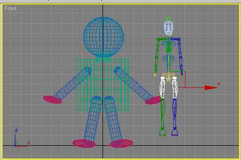 Рис. 15. Масштабирование бедренных костей