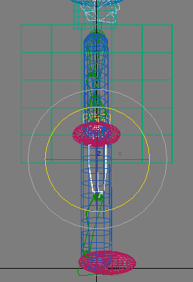 Рис. 22. Вращение правой бедренной кости в проекции Left