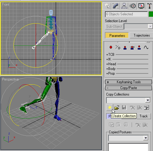 Рис. 7. Создание коллекции для операции Copy/Paste
