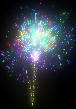 Рис. 19. Изменение цветового оформления вспышек