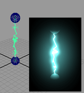 Рис. 3. Результат назначения эффекта Lightning