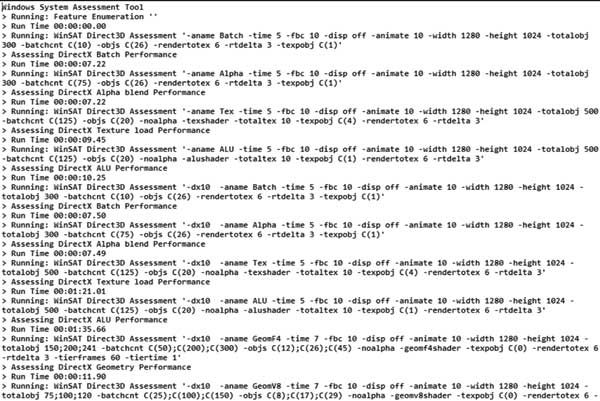 Рис. 7. Тестирование игровой графики