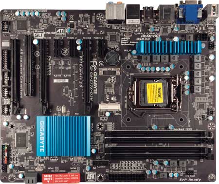 Материнская плата GIGABYTE Z77X-D3H Материнская плата GIGABYTE Z77X-D3H