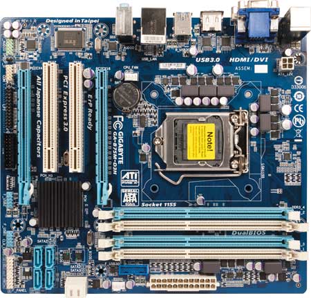 Материнская плата Gigabyte GA-B75M-D3H Материнская плата Gigabyte GA-B75M-D3H