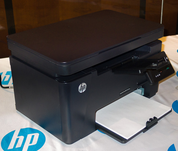 Модель LaserJet Pro MFP M125ra — самое компактное МФУ на базе лазерной технологии печати из представленных в текущей линейке HP